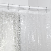 Cortina De Baño Laser 3D Círculos