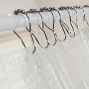 Ganchos De Cortina De Baño Roller Metal
